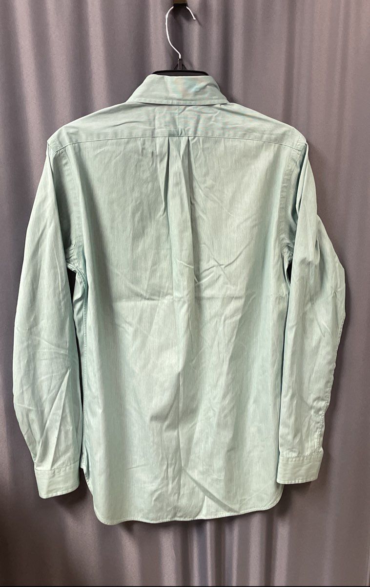 Ralph Lauren Men's Green Micro Stripe Button Down Dress Shirt Sz 14.5/37