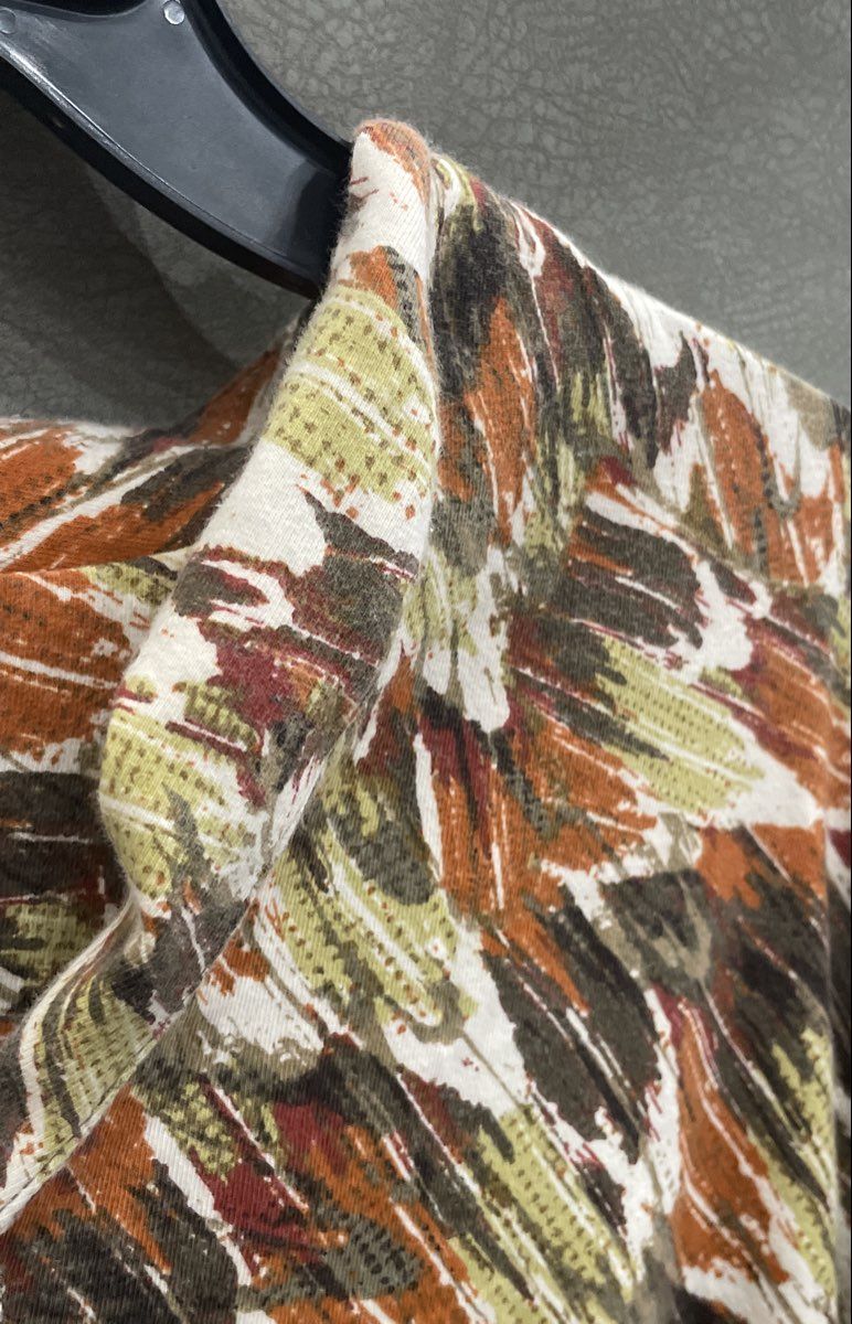 Ruby Rd Women's Abstract Brushstroke Mock Neck Shirt Top Multicolor Sz 1X
