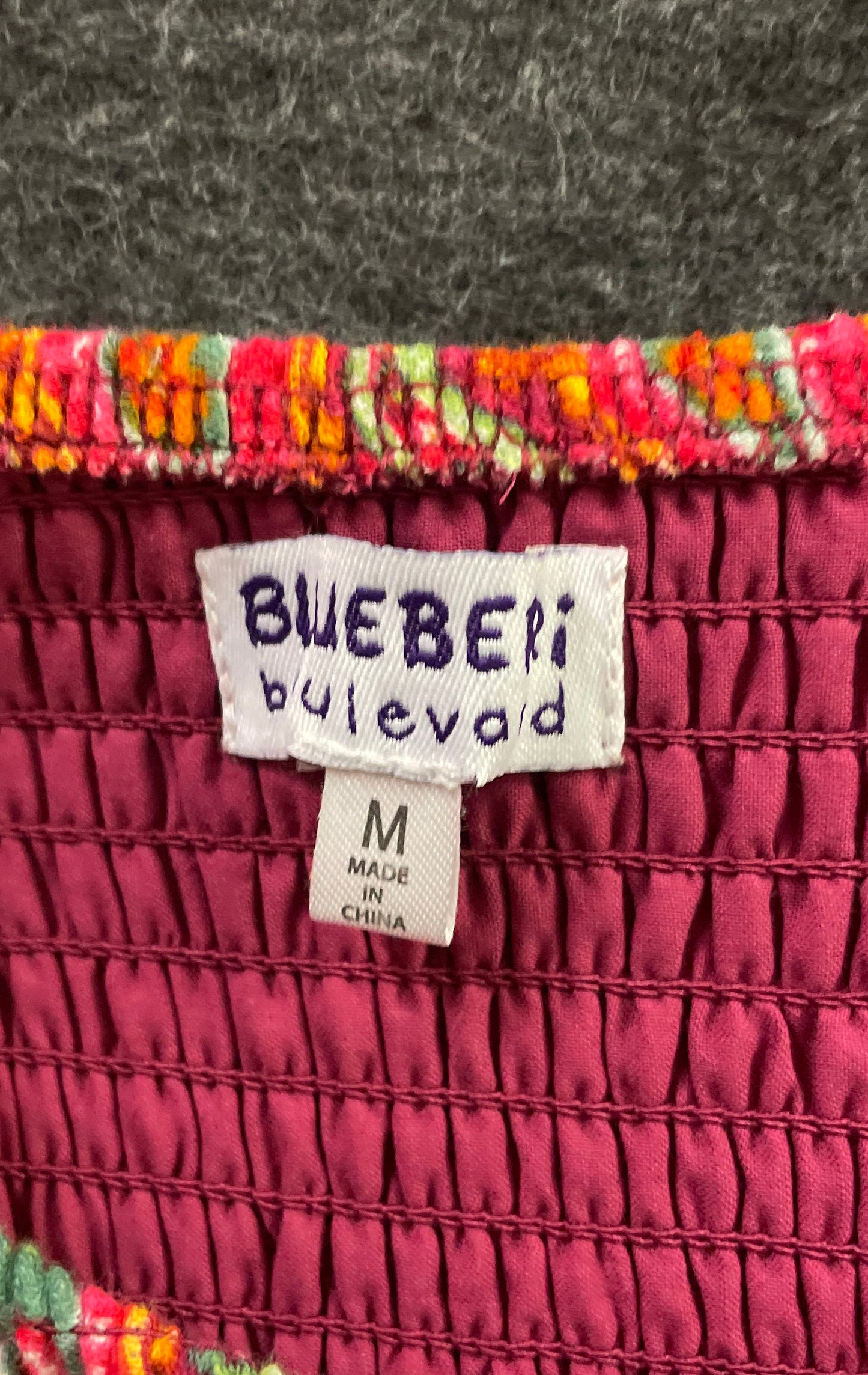 Blueberi Boulevard Girls Pink Paisley Smocked Tiered Maxi Dress NWT Sz M