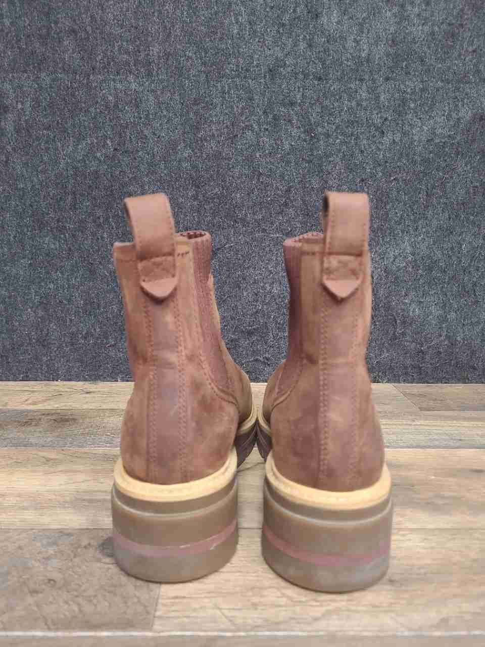 Timberland Courmayeur Valley Dark Brown Leather Chelsea Boots Women's Size 7
