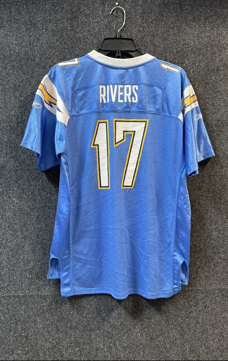 Reebok San Diego Chargers Philip Rivers #17 NFL Jersey Powder Blue Youth Sz XL