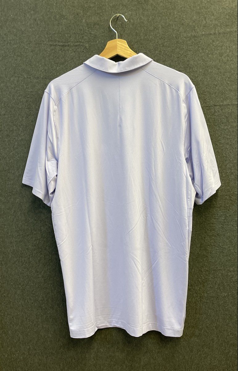 Lululemon Men's Purple Short Sleeve Snap Placket Performance Polo Shirt