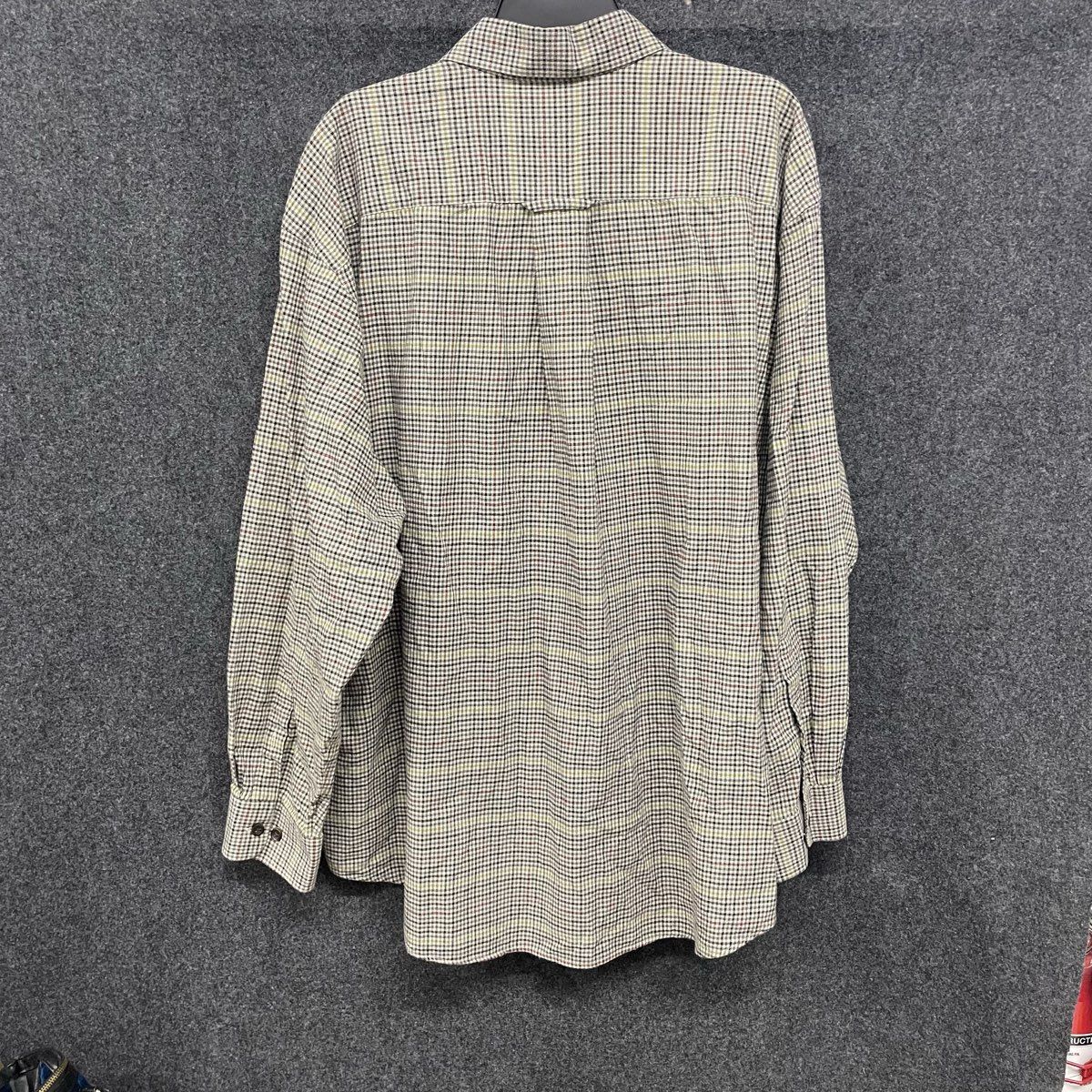 Orvis Men's Multicolor Plaid Check Long Sleeve Button Up Shirt Sz XXL
