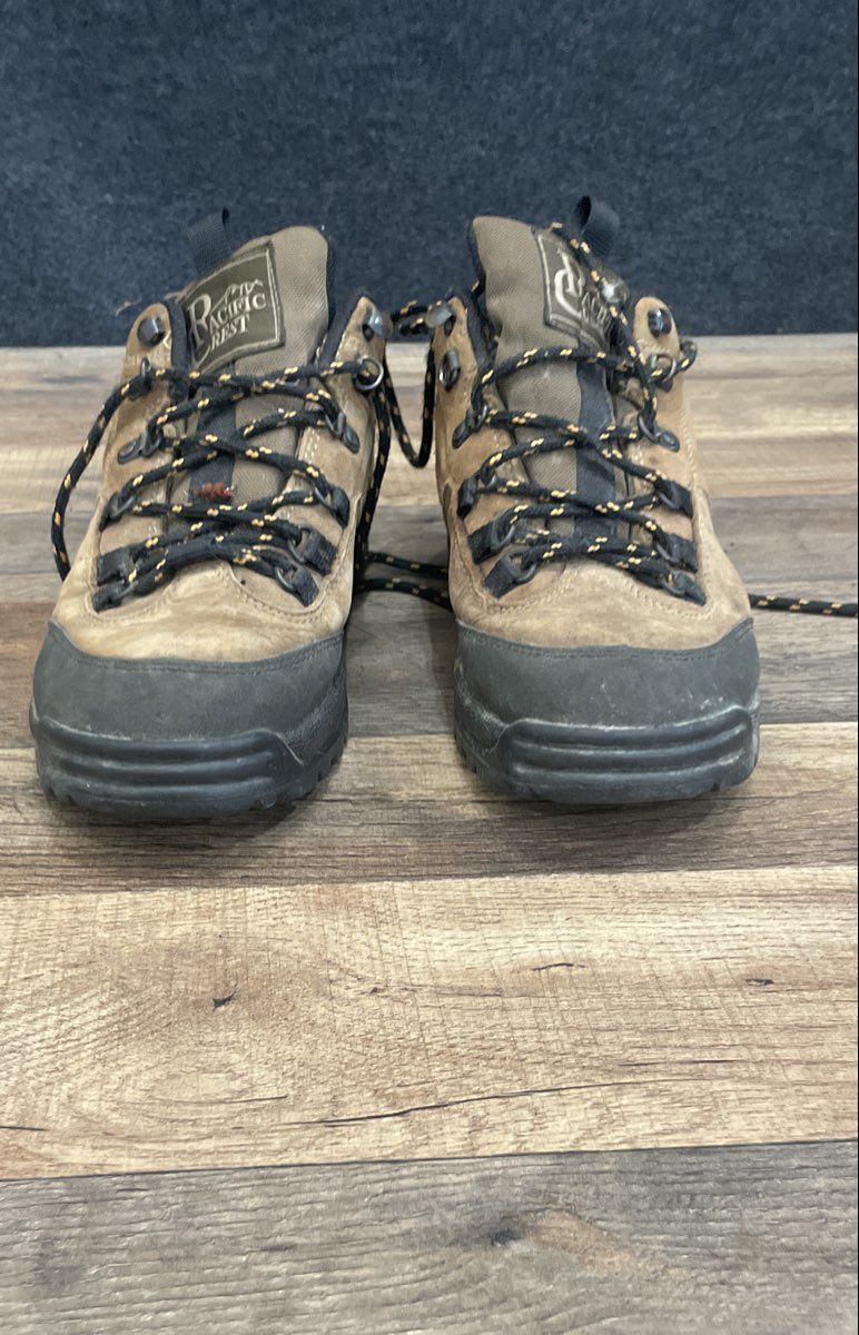 Pacific Crest Granite Peak Brown Leather Hiking Boots Women's Size 7.5