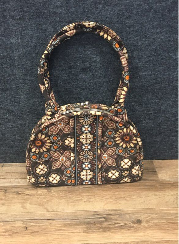 Vera Bradley Caramel Top Handle Bag