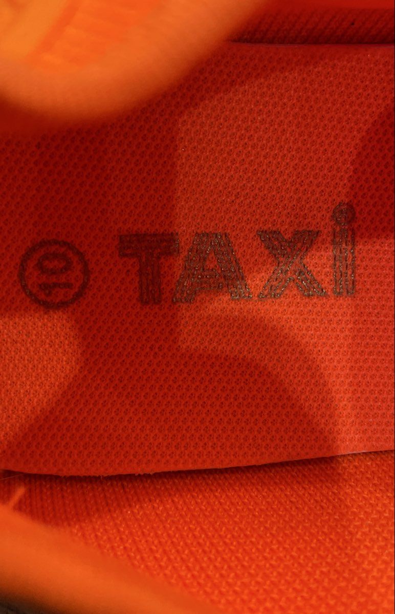 Taxi Orange Knit 4D Style Lifestyle Running Sneakers Men's Size 10