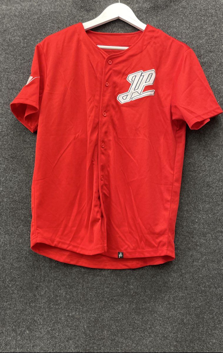 Jake Paul Men's Red Baseball Jersey J. Paulers 10 Fanjoy YouTuber Merch Size S