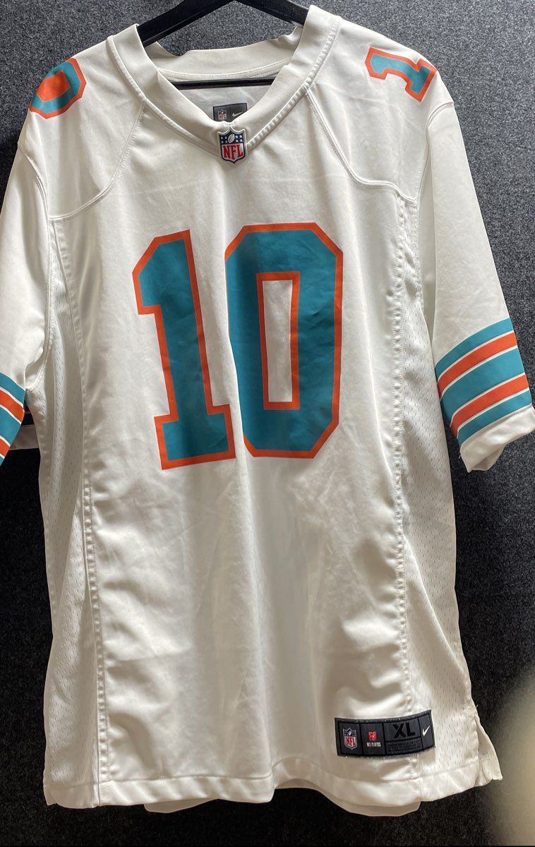 Nike Men's Miami Dolphins Tyreek Hill White Game Jersey Sz XL