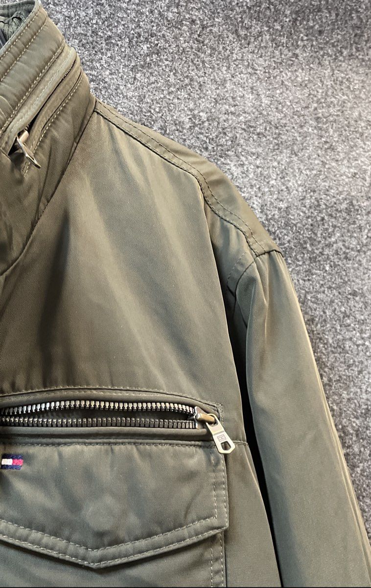 Tommy Hilfiger Men's Olive Green Full Zip Insulated Field Jacket Sz XL