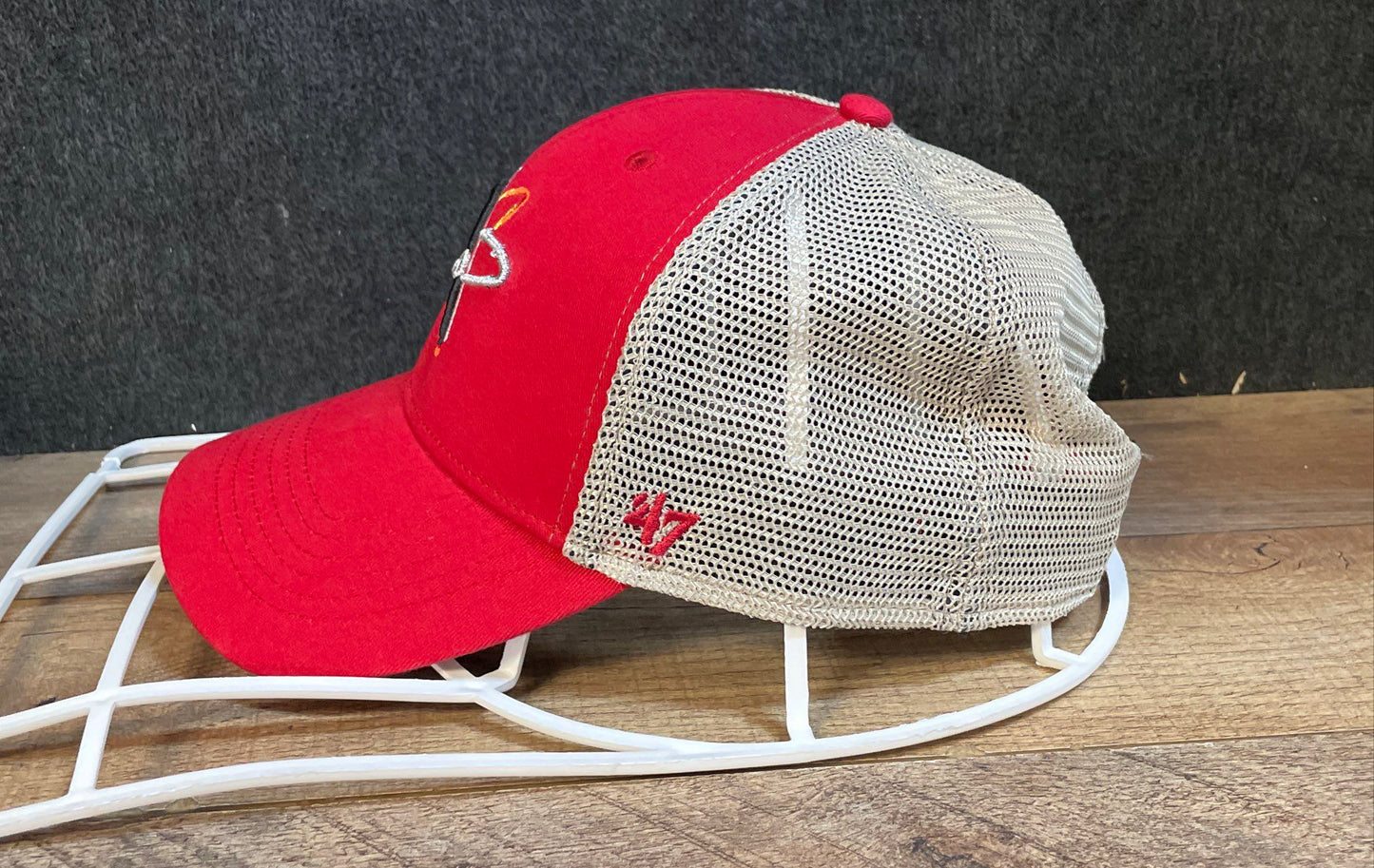 '47 Brand Albuquerque Isotopes MiLB Red Mesh Snapback Trucker Hat OSFA