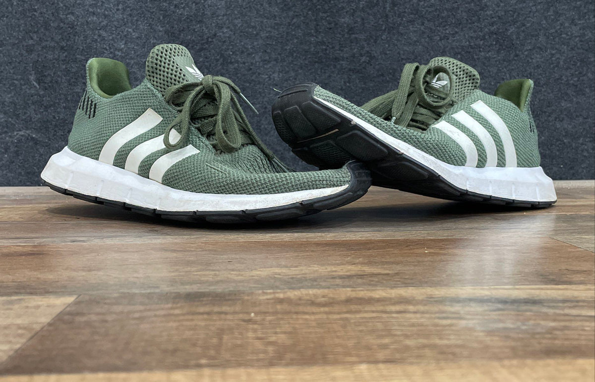 Adidas Swift Run Trace Cargo Olive Green Men's Sneakers Size 8