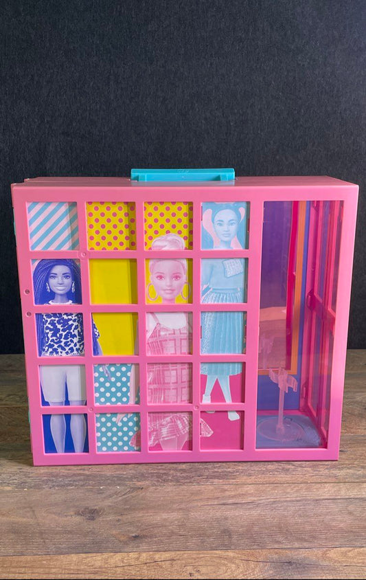 Mattel Barbie Dream Closet Carrying Case Portable Wardrobe Playset
