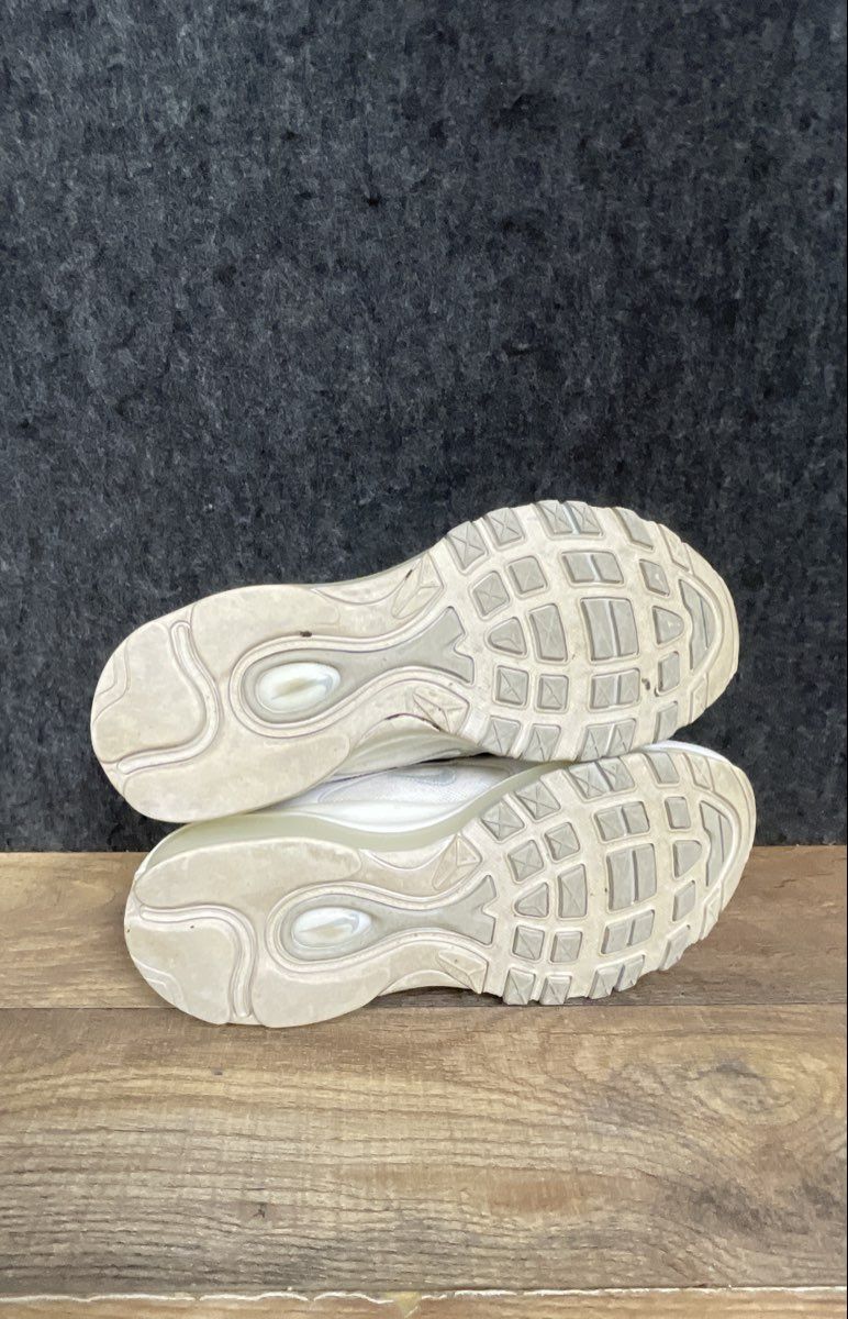 Nike Air Max 97 Triple White Women's Sneakers 921733-100 Size 7.5