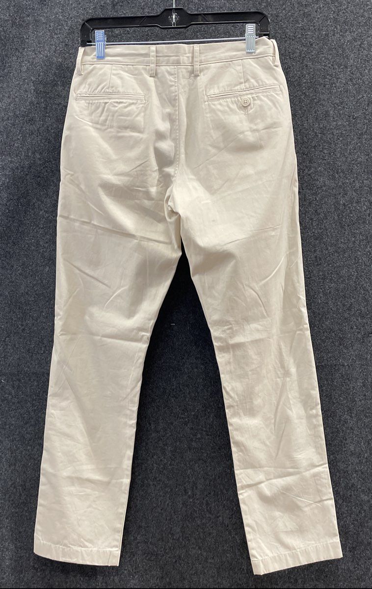 J.Crew Men's Ivory The Sutton Summerweight Chino Pants 100% Cotton Sz 29x32