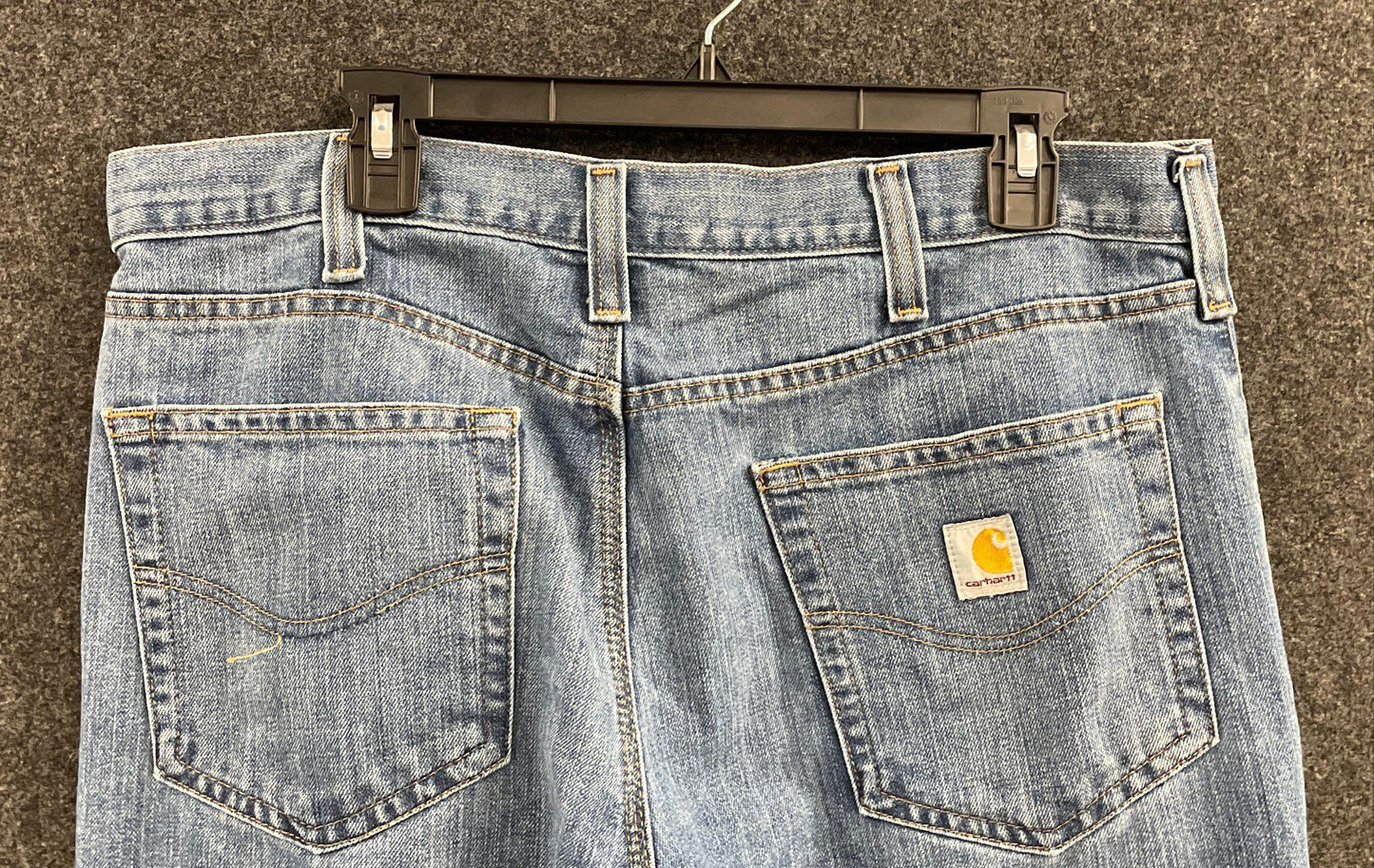 Carhartt Men's Blue Rugged Flex Relaxed Fit Jeans 101483 BD1483-M Sz 36x34