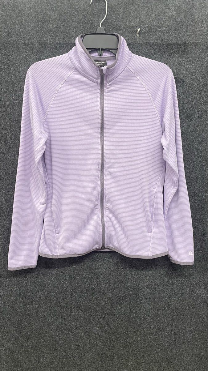 Eddie Bauer Women's Sandstone Backbone Grid Jacket Lavender Purple Sz S