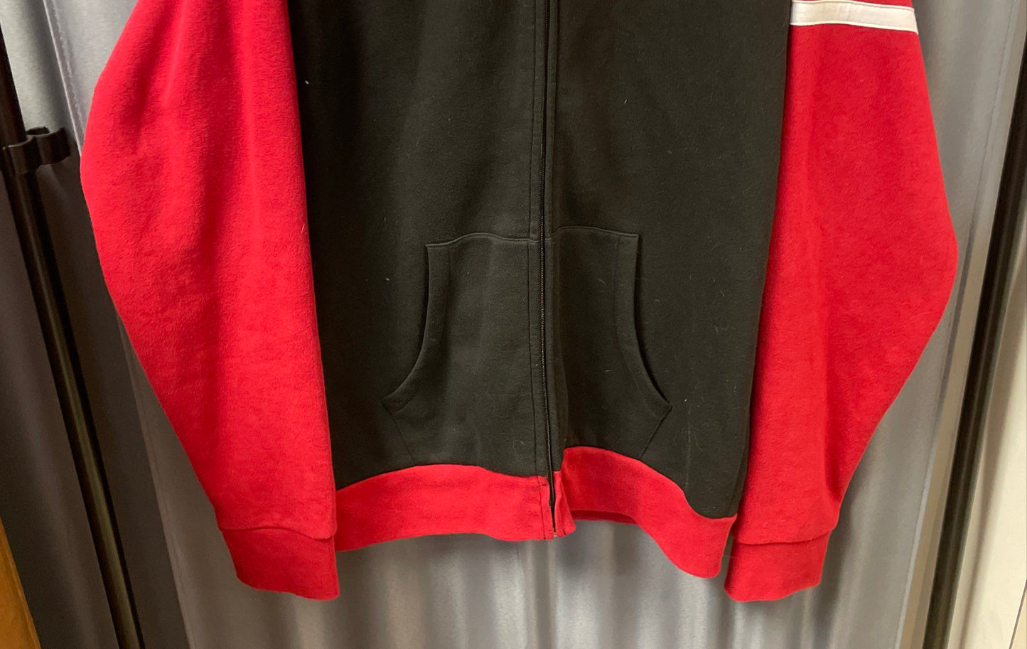 Universal Studios Harry Potter Burgundy Hogwarts Crest Zip Up Hoodie Sz XL