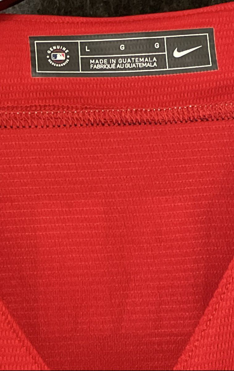 Nike Women's Washington Nationals Trea Turner Jersey Red #7 Sz L