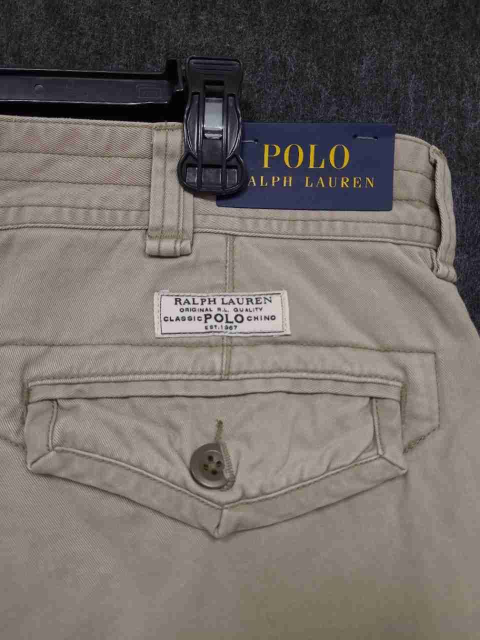 Polo Ralph Lauren Men's Classic Polo Chino Cargo Shorts Hudson Tan NWT Sz 42