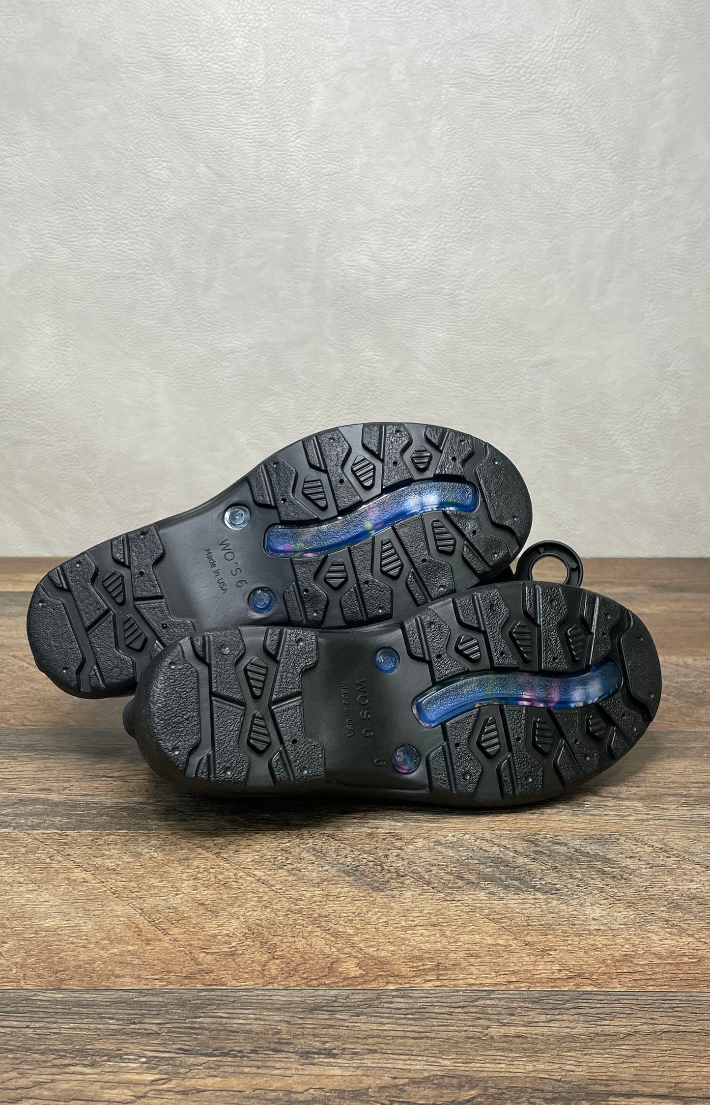 Sloggers Premium Garden Clogs Ditsy Blue Floral Waterproof Women's Size 6 NWT