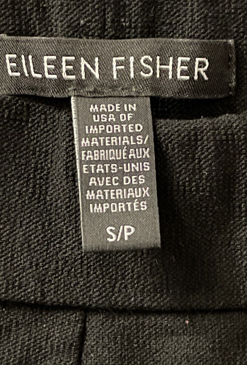 Women's Black Eileen Fisher Pants - Size S
