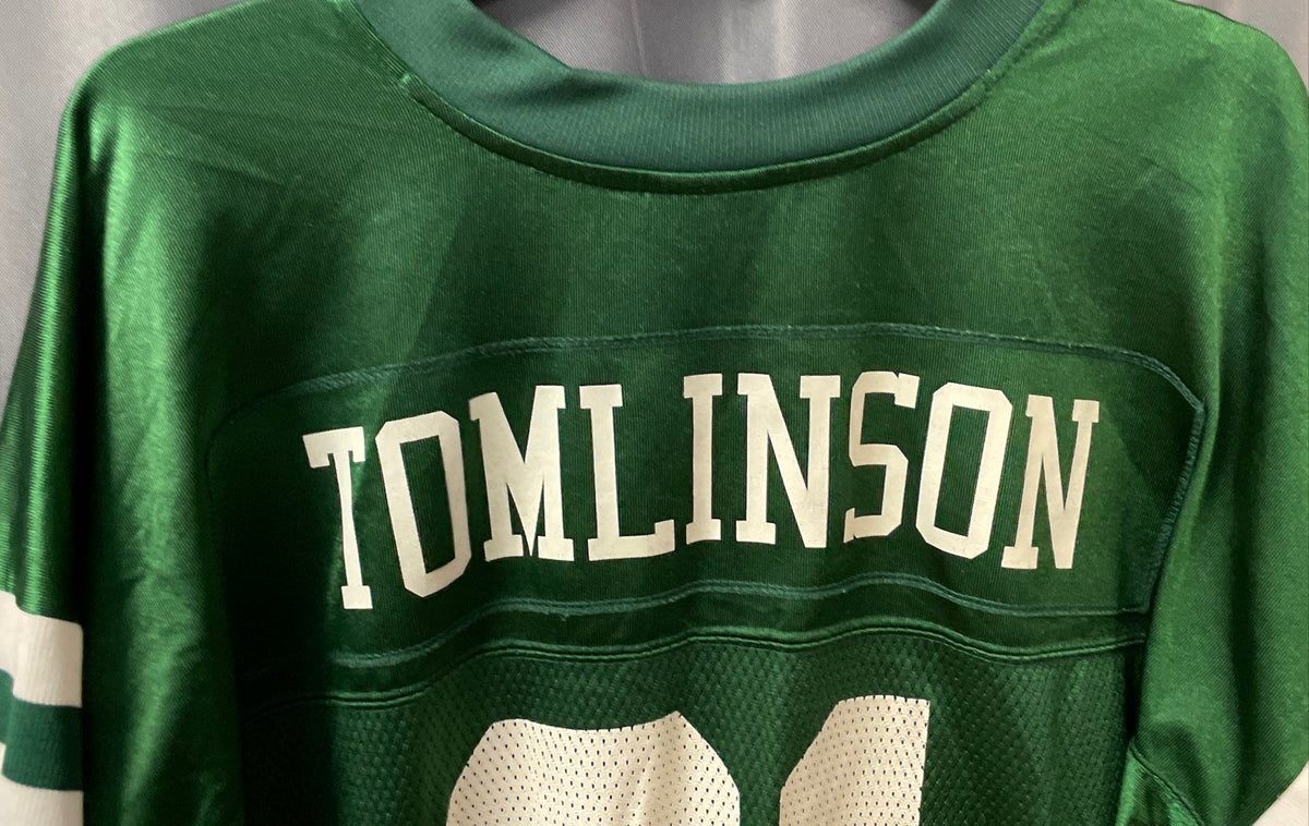 Vintage Reebok NY Jets LaDainian Tomlinson #21 NFL Football Jersey Sz 2XL