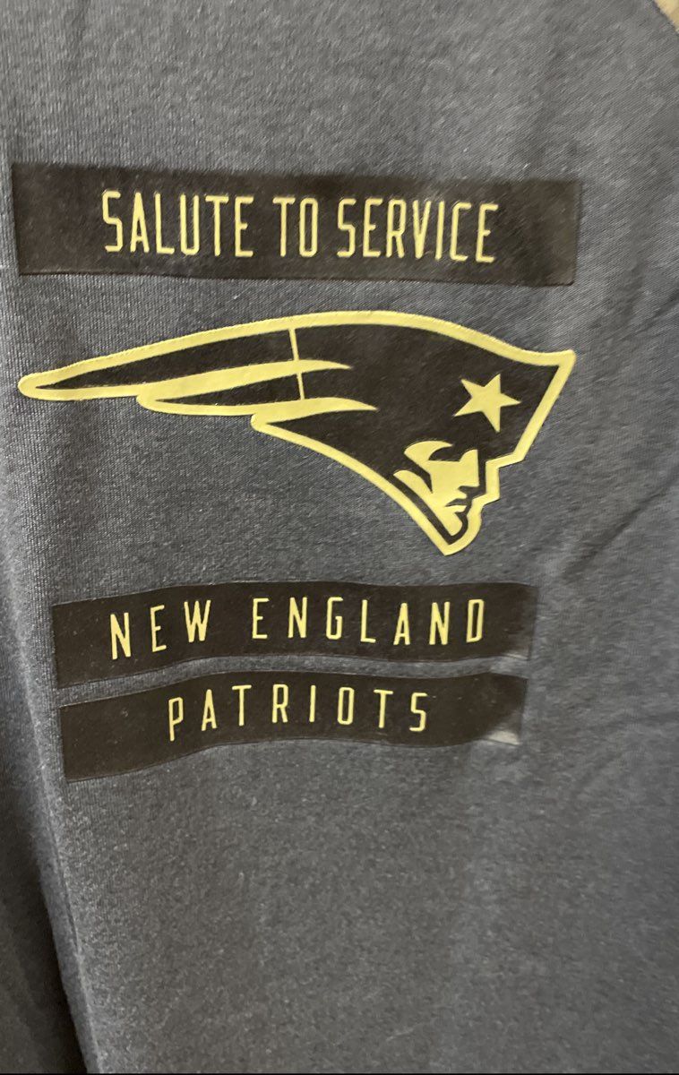 Nike Men's NFL New England Patriots Salute to Service Dri-Fit Tee Sz XXL