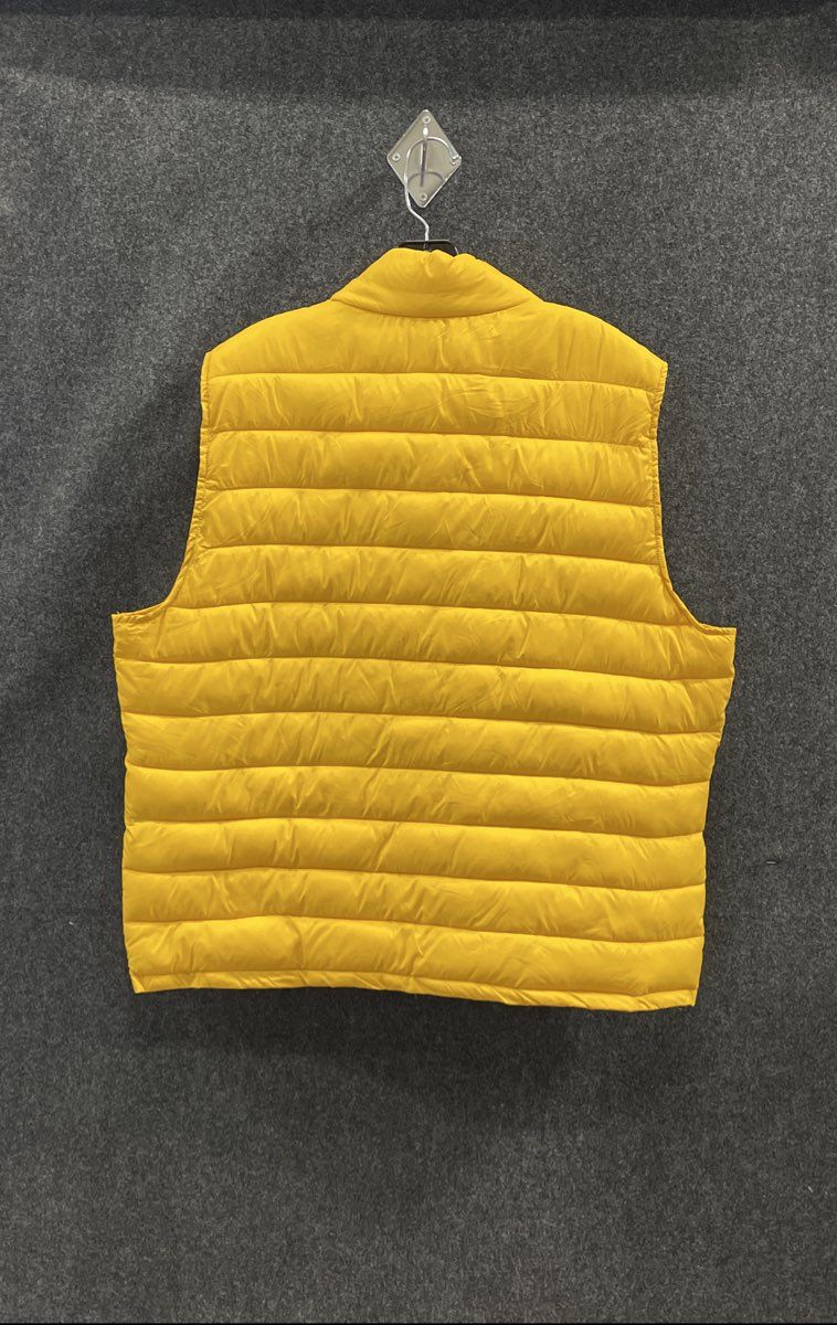 Cole Haan Signature Men's Yellow Quilted Puffer Vest Full Zip Sz XL