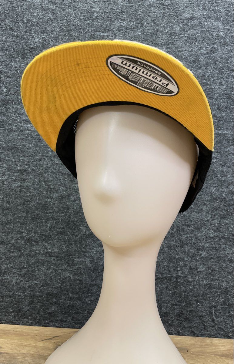 Professional Style Men's Pittsburgh Helmet Trucker Hat Snapback Black Yellow