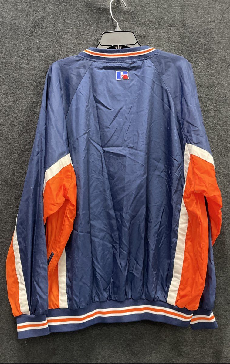 Vintage 90s Russell Athletic Virginia Men's Pullover Windbreaker Navy XXL