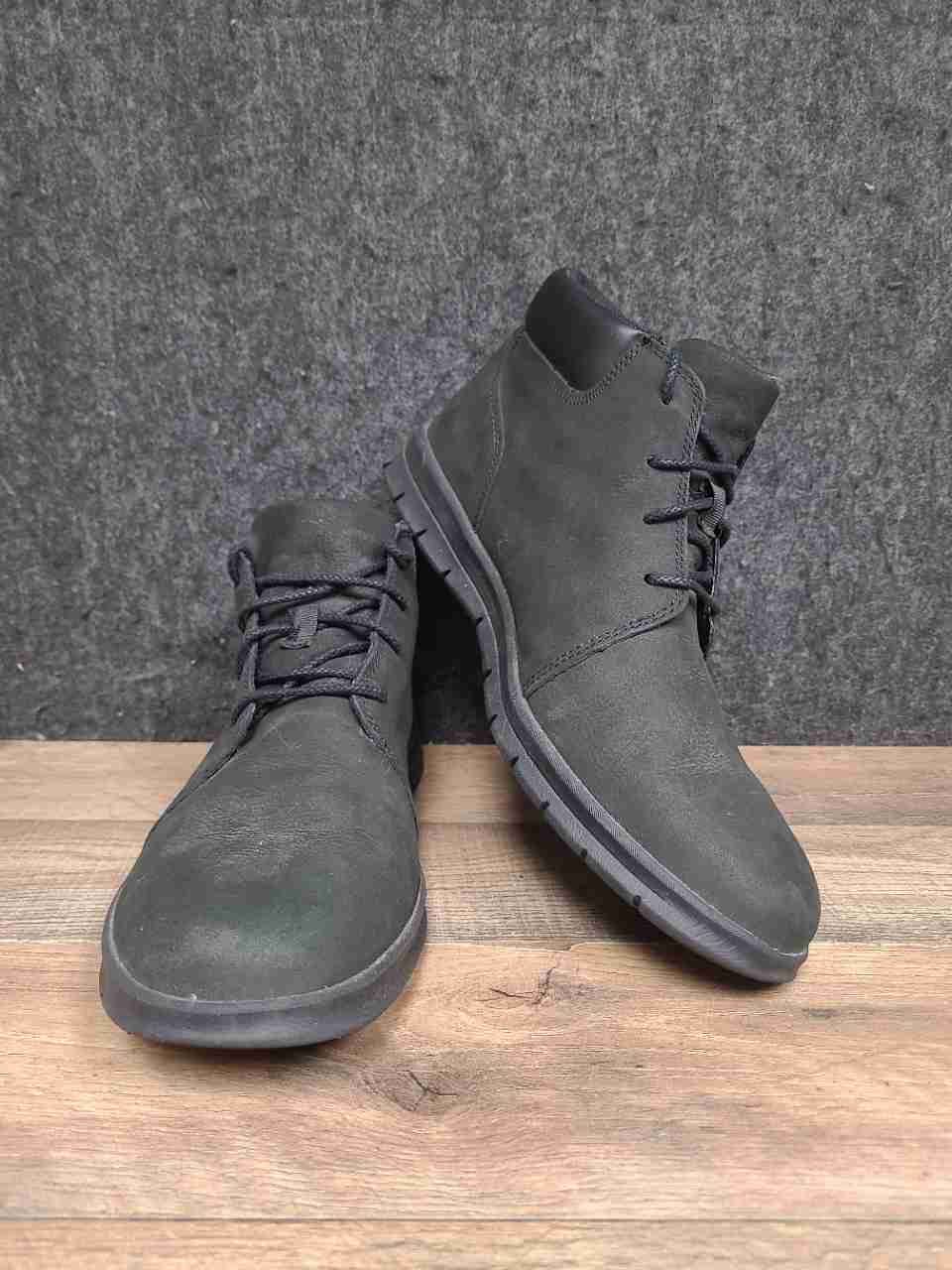 Timberland Seneca Bay Chukka Dark Grey Leather Ankle Boots Men's Size 10.5