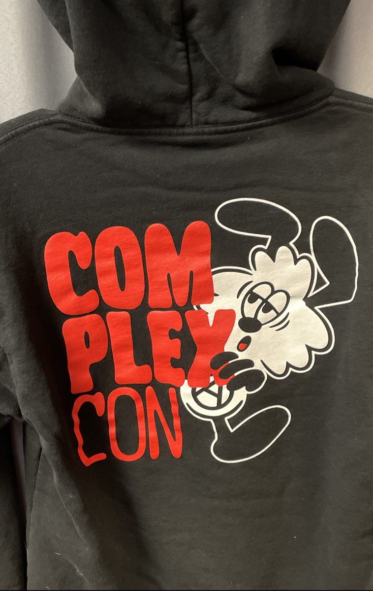 ComplexCon Men's Black Pullover Graphic Hoodie Long Beach 2022 Sz S