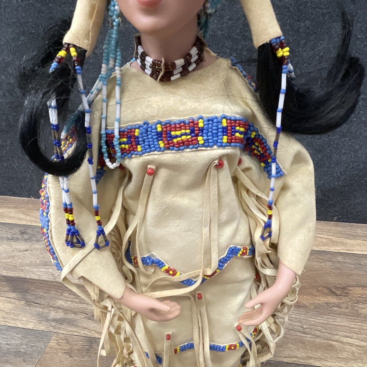 Vintage Judy Belle Morning Song Native American Porcelain Doll w/ Box
