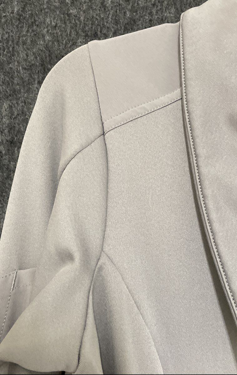 5.11 Tactical Women's Kinetic Full Zip Jacket Gray Asymmetrical Thumbhole Sz S