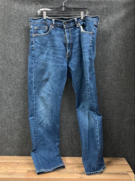 Levi's Men's 505 Regular Fit Straight Leg Jeans Blue Denim W38 L32