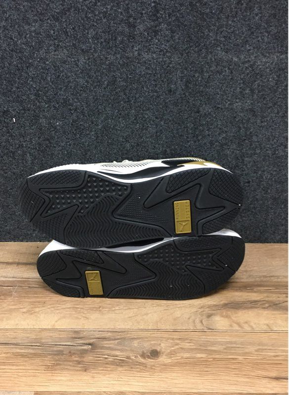 PUMA RS-X Core Overcast Grey Beige Black Running Sneakers Men's Size 11 DS