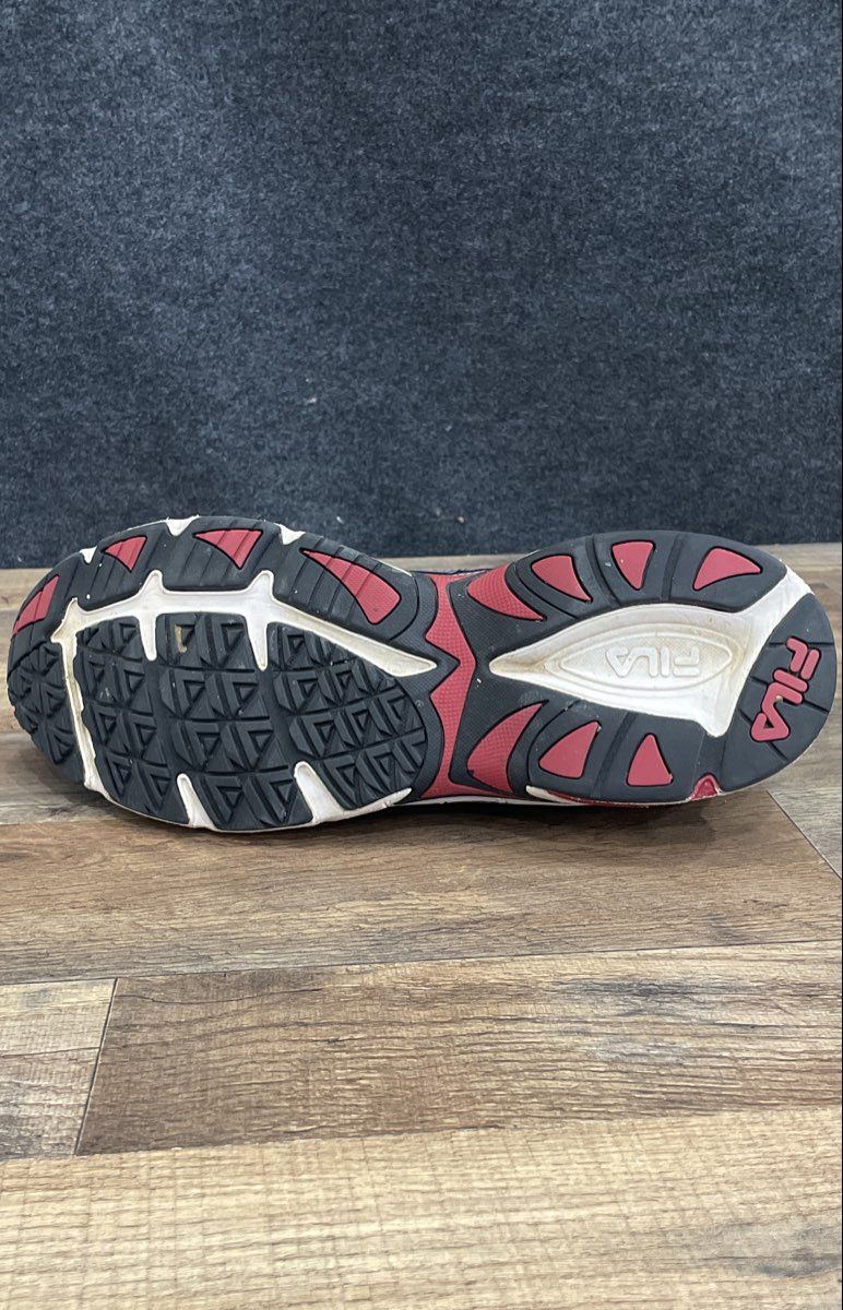 Fila Men's Athletic Running Shoes Black Red Grey Size 12