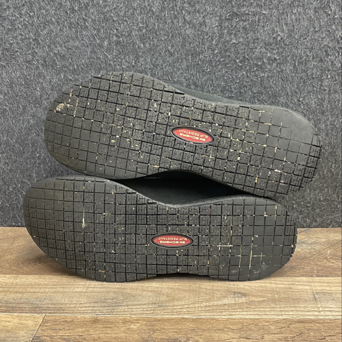 Skechers Work Cessnock Carrboro Black Slip Resistant Shoes Women's Size 8.5