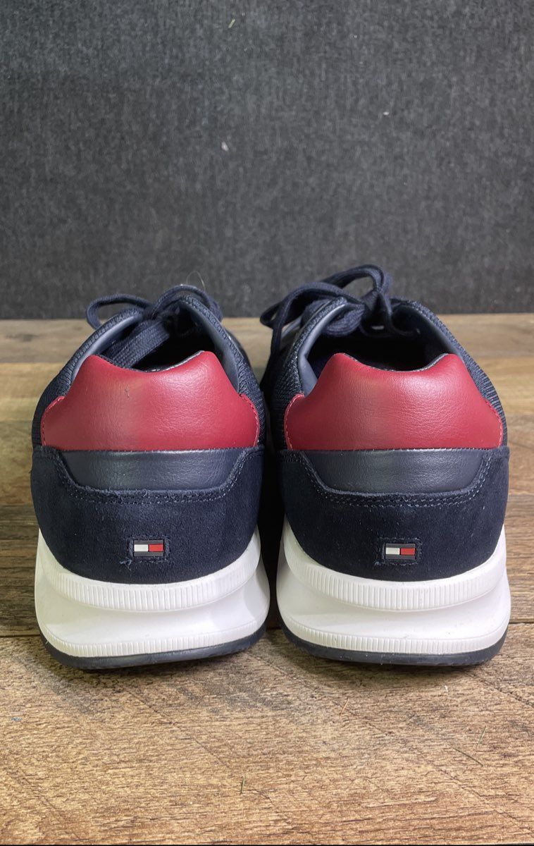 Tommy Hilfiger Massimo Navy Blue Red White Lifestyle Sneakers Men's Size 11