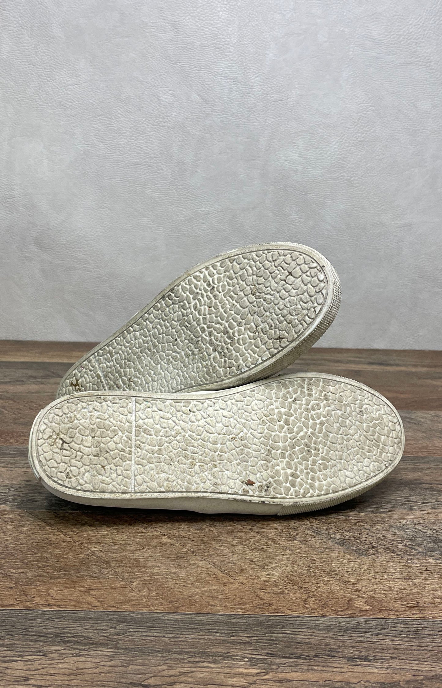 Michael Kors Eithne White Perforated Slip-On Sneakers Size 4