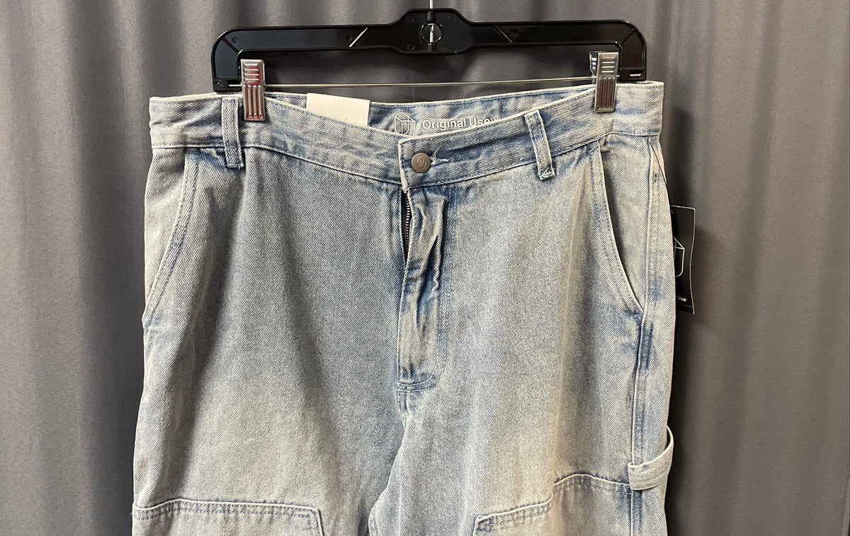 Original Use Men's Baggy Carpenter Pant Light Wash Blue Denim NWT Sz 30x32
