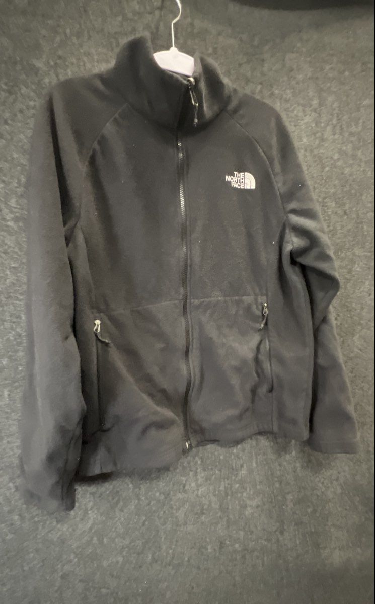 The North Face Men's Black TKA Glacier Full Zip Fleece Jacket Sz S