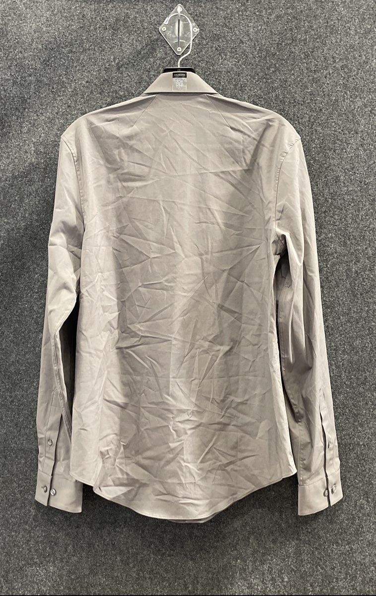 Van Heusen Men's Flint Gray Flex3 Slim Fit Button Up Shirt Sz S NWT