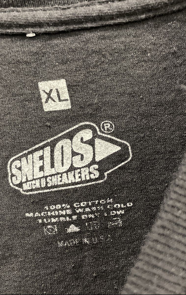 Michael Jordan Bulls Graphic T-Shirt Snelos Kicks & Sneakers Made USA Sz XL