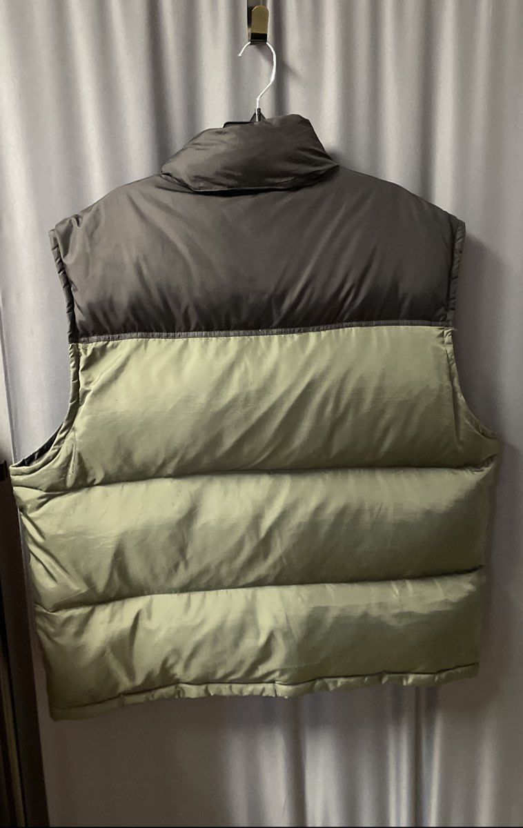 First Down Men's Green Black Down Filled Puffer Vest Sz XXL