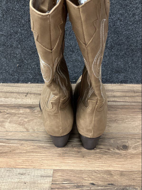 Canyon Trails Classic Western Rodeo Tan Cowboy Boots Women's Size 7