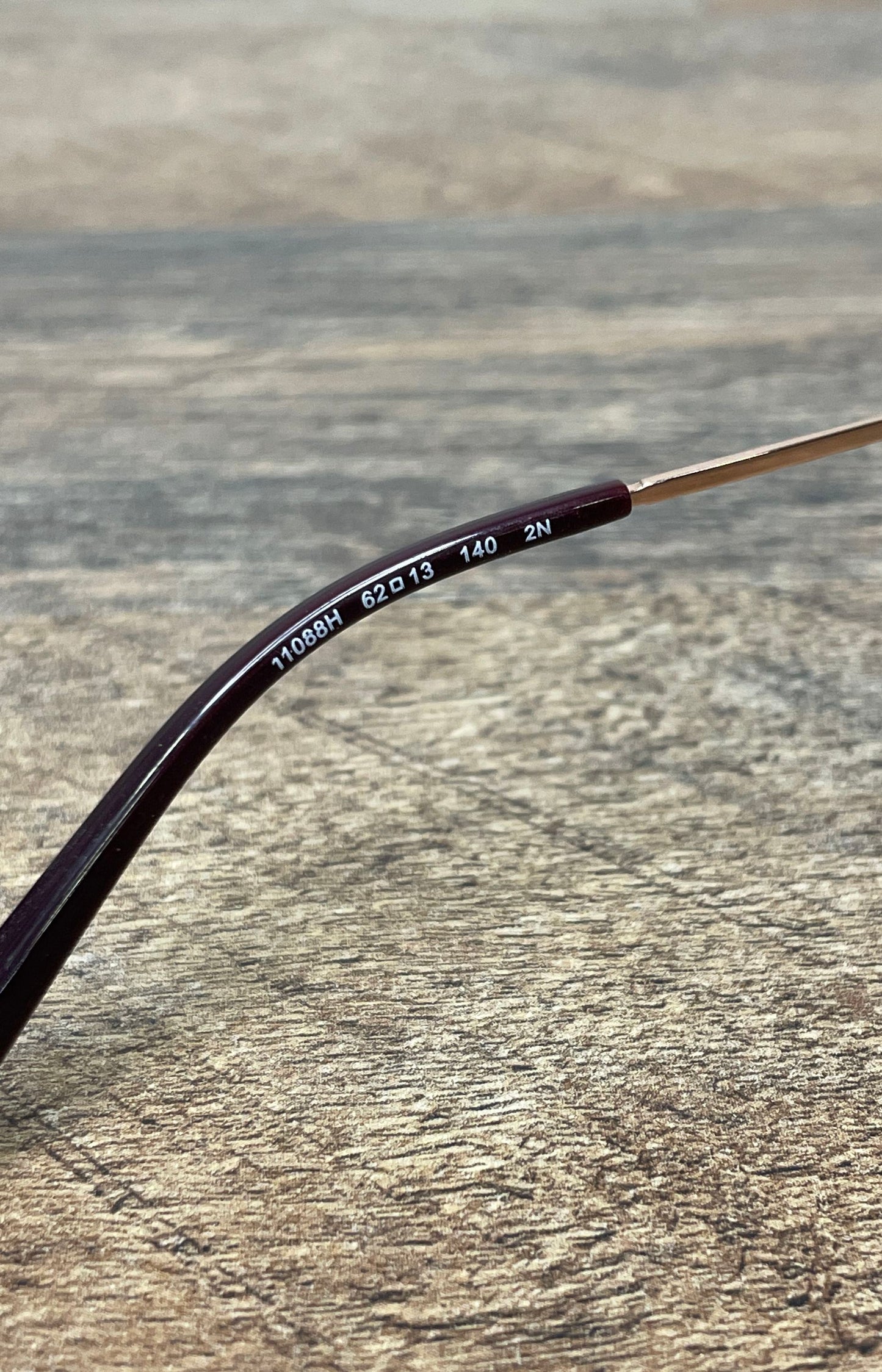 Michael Kors Phuket MK1040 Burgundy Gold Oversized Butterfly Sunglasses