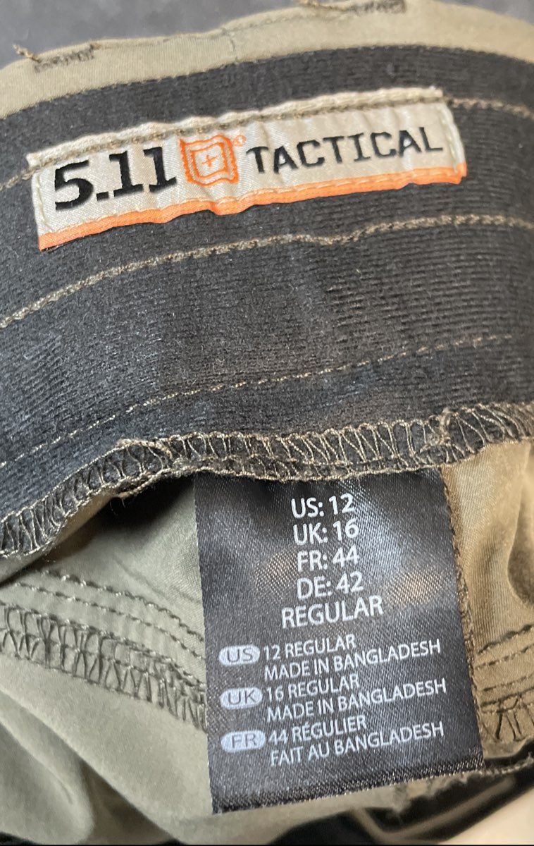 5.11 Tactical Women's Pants Sage Green Cargo Stretch Hiking Size 12 Reg