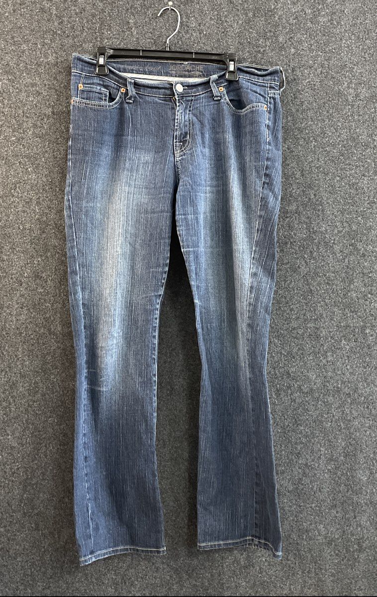 Jordache Women's Premium Blue Bootcut Jeans Faded Denim Size 10