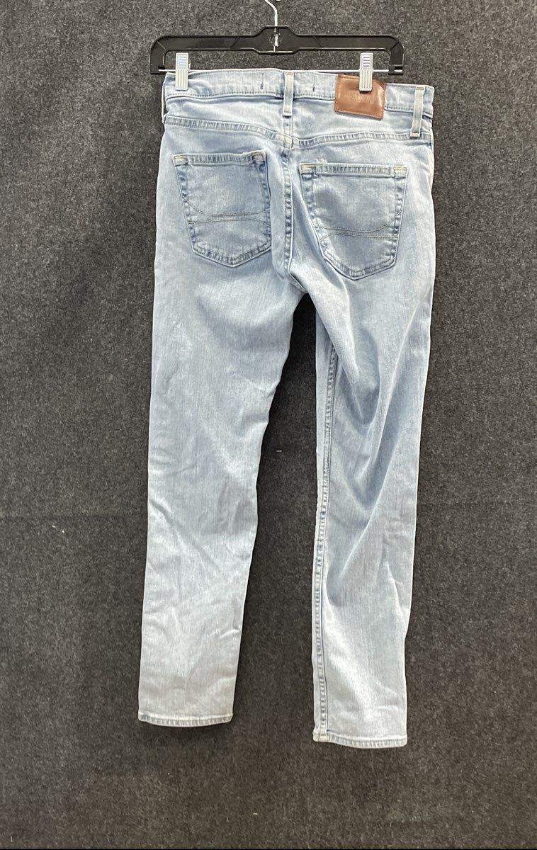 Hollister Men's Epic Flex Skinny Light Wash Blue Jeans Sz 28x30